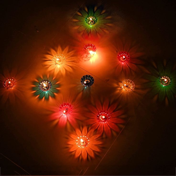 3D REFLECTION DIYA(Pack of 12)